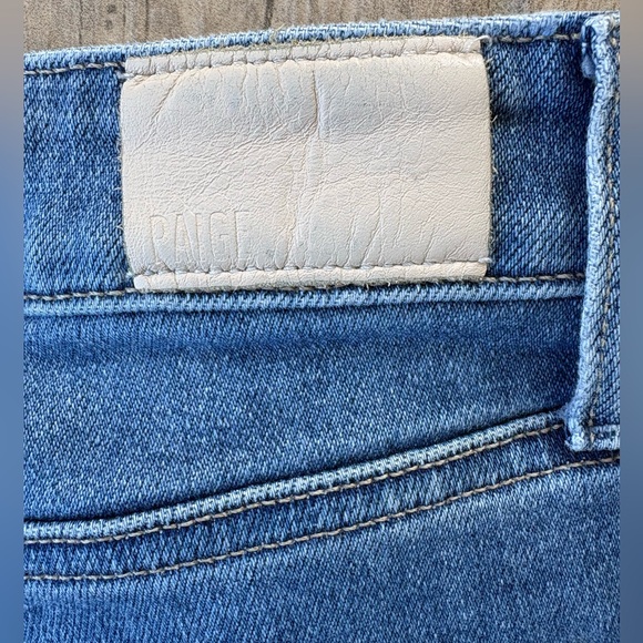 Paige Anessa Wide Leg Jean Flamenco Distressed Size 29 - Picture 6 of 7